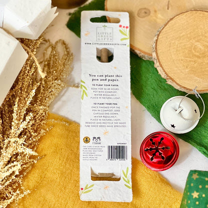 Eco-Friendly Plant-a-Pen - Christmas Is All Around