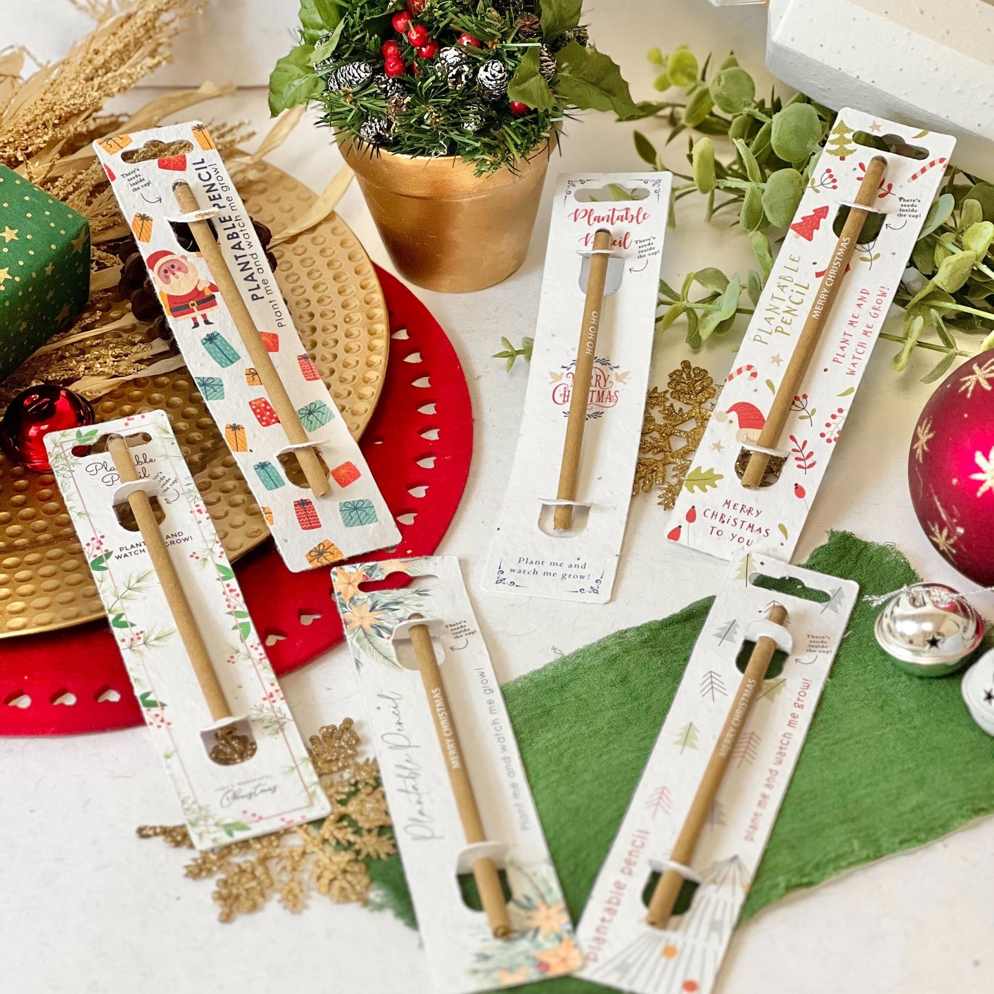 Individual Pencil - Choice of CHRISTMAS Designs (TU-8)