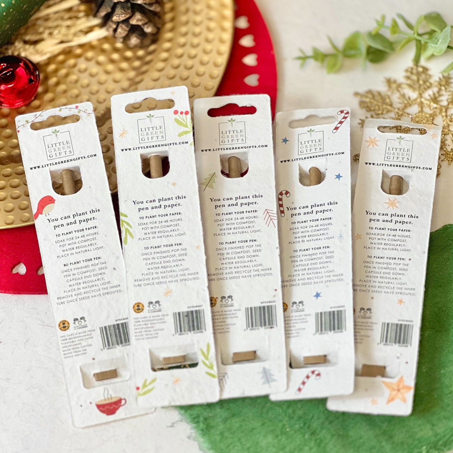 Individual Pen - Choice of CHRISTMAS Designs (TU-8)