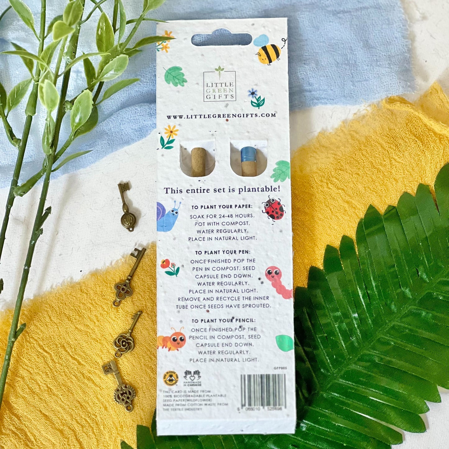 Sustainable Gift Ideas Plant to Grow Pen & Pencil | Little Green Gifts