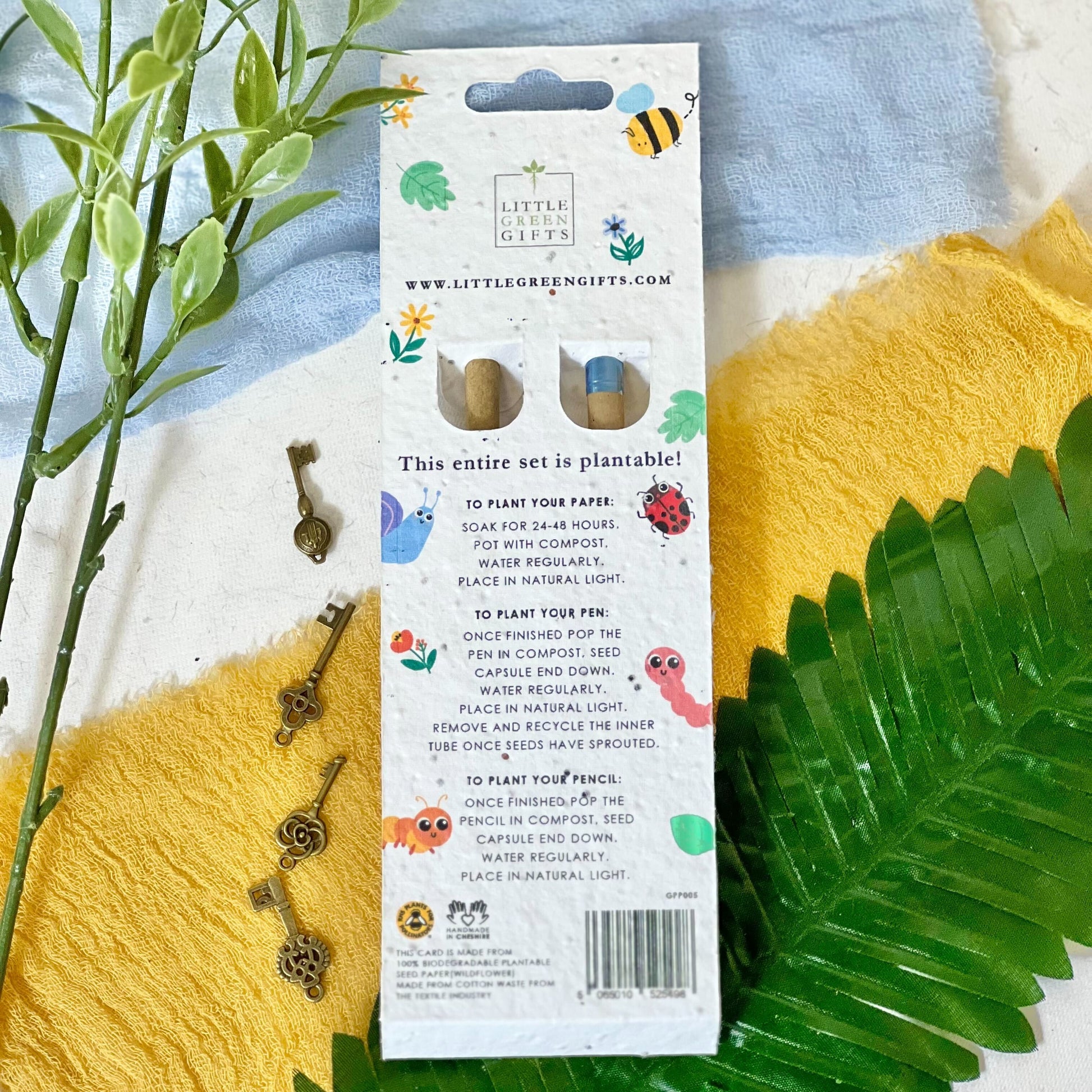 Sustainable Gift Ideas Plant to Grow Pen & Pencil | Little Green Gifts