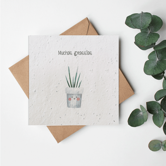Plant Puns - Muchas grassias