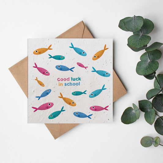 Fish - Good luck in school fish