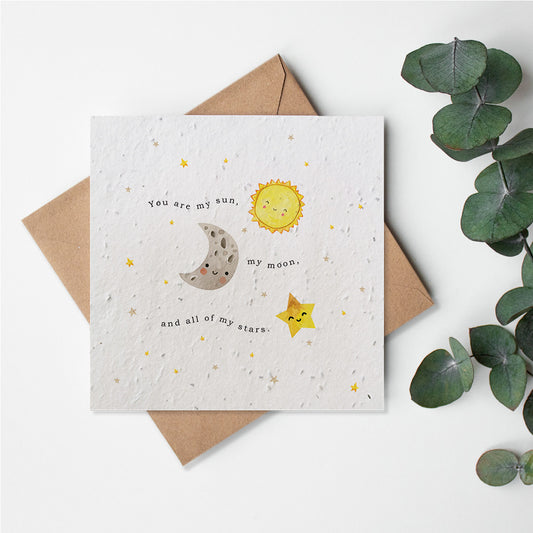 Into Space - Sun, Moon and Stars