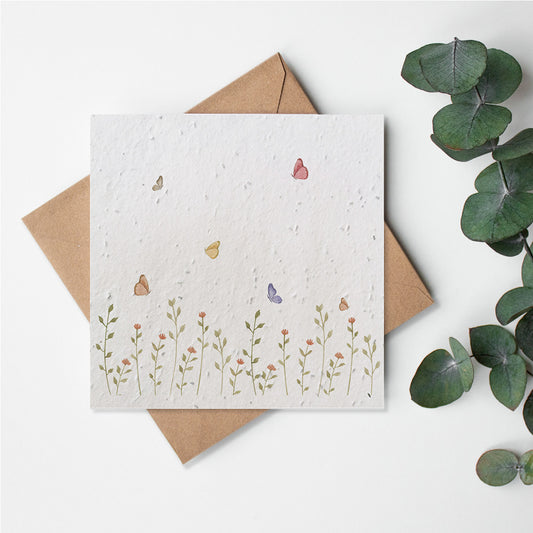 Woodland Creatures - BLANK - Butterflies