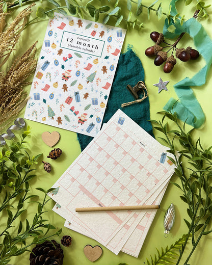 Plantable Versatile Calendar - Christmas Cheer