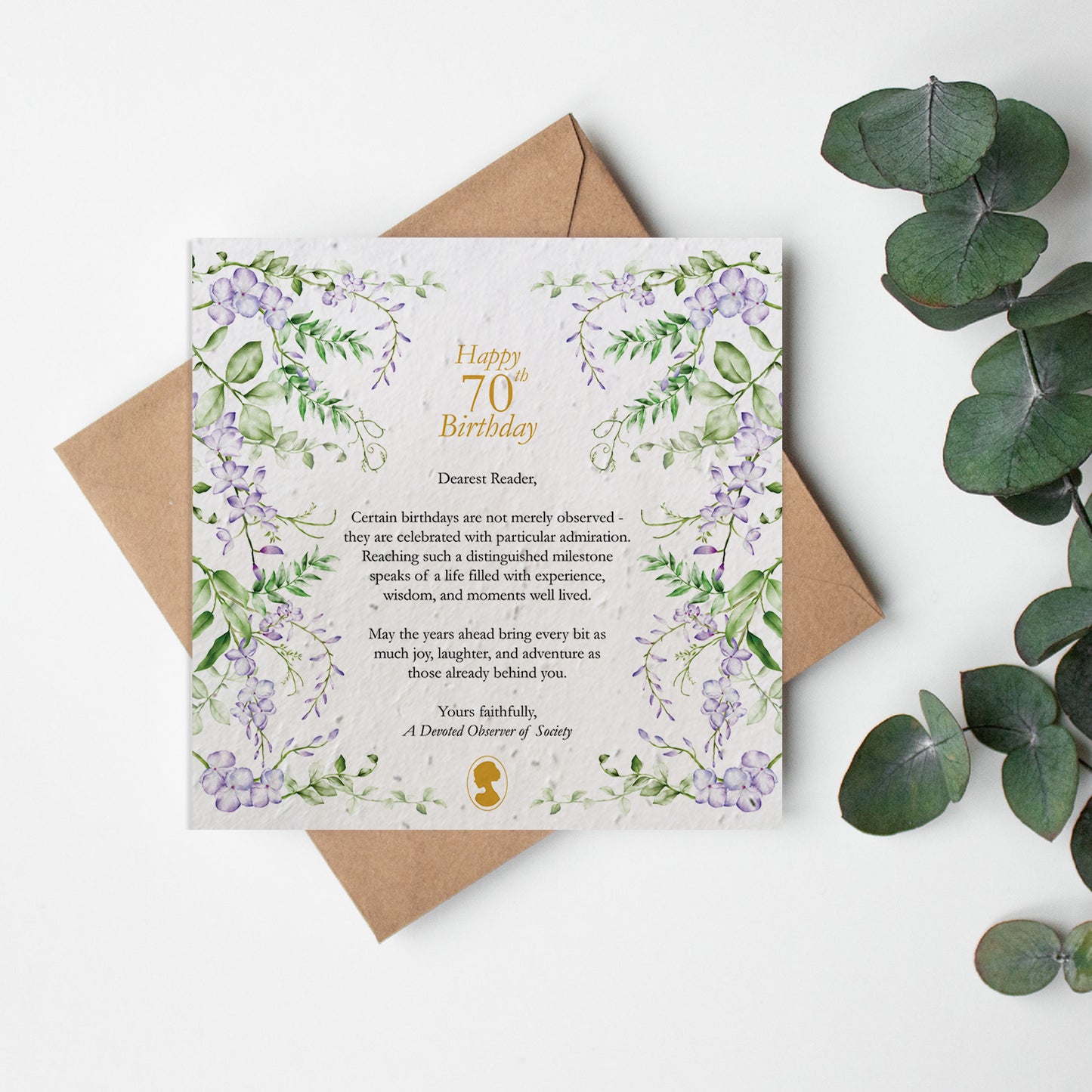 Beneath the Wisteria - 70th Birthday