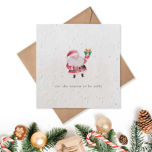 Christmas Card - Tis The Season, Santa