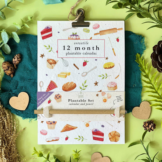 Plantable Versatile Calendar - Baking Bliss