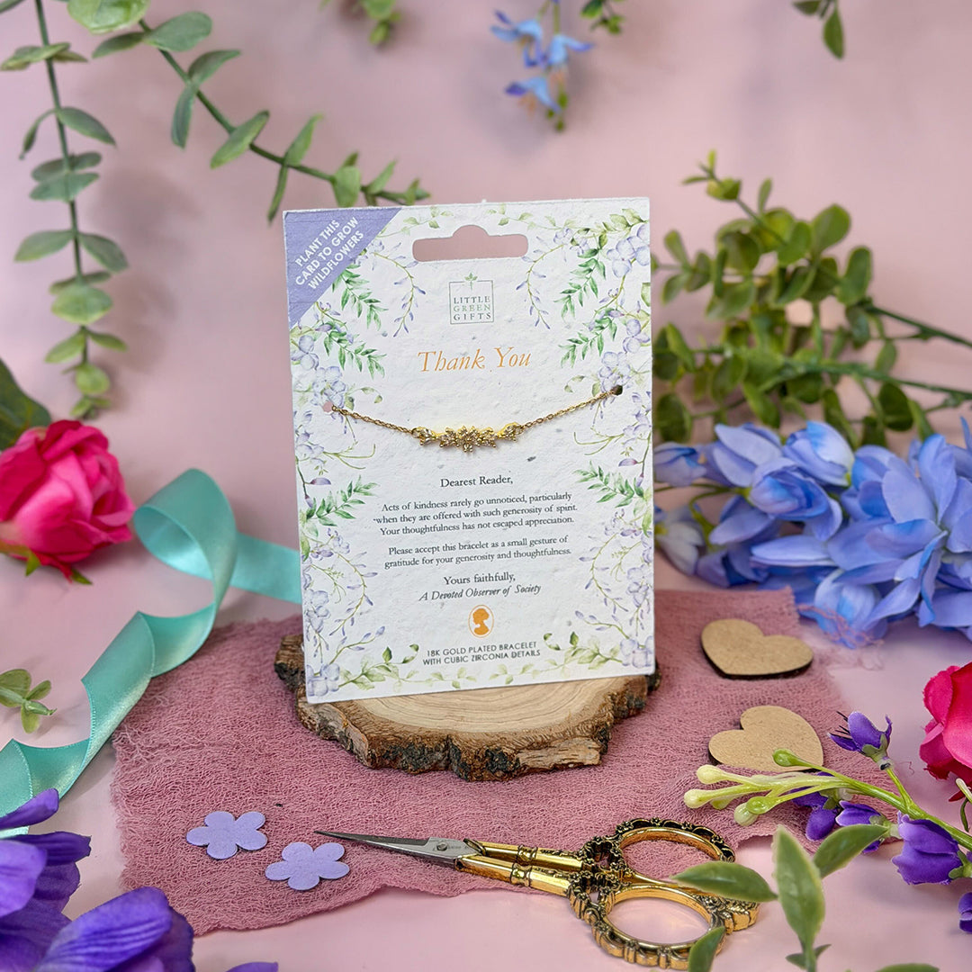 Beneath the Wisteria - Thank You - Bracelet