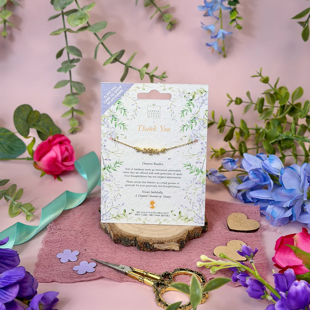 Beneath the Wisteria - Thank You - Bracelet
