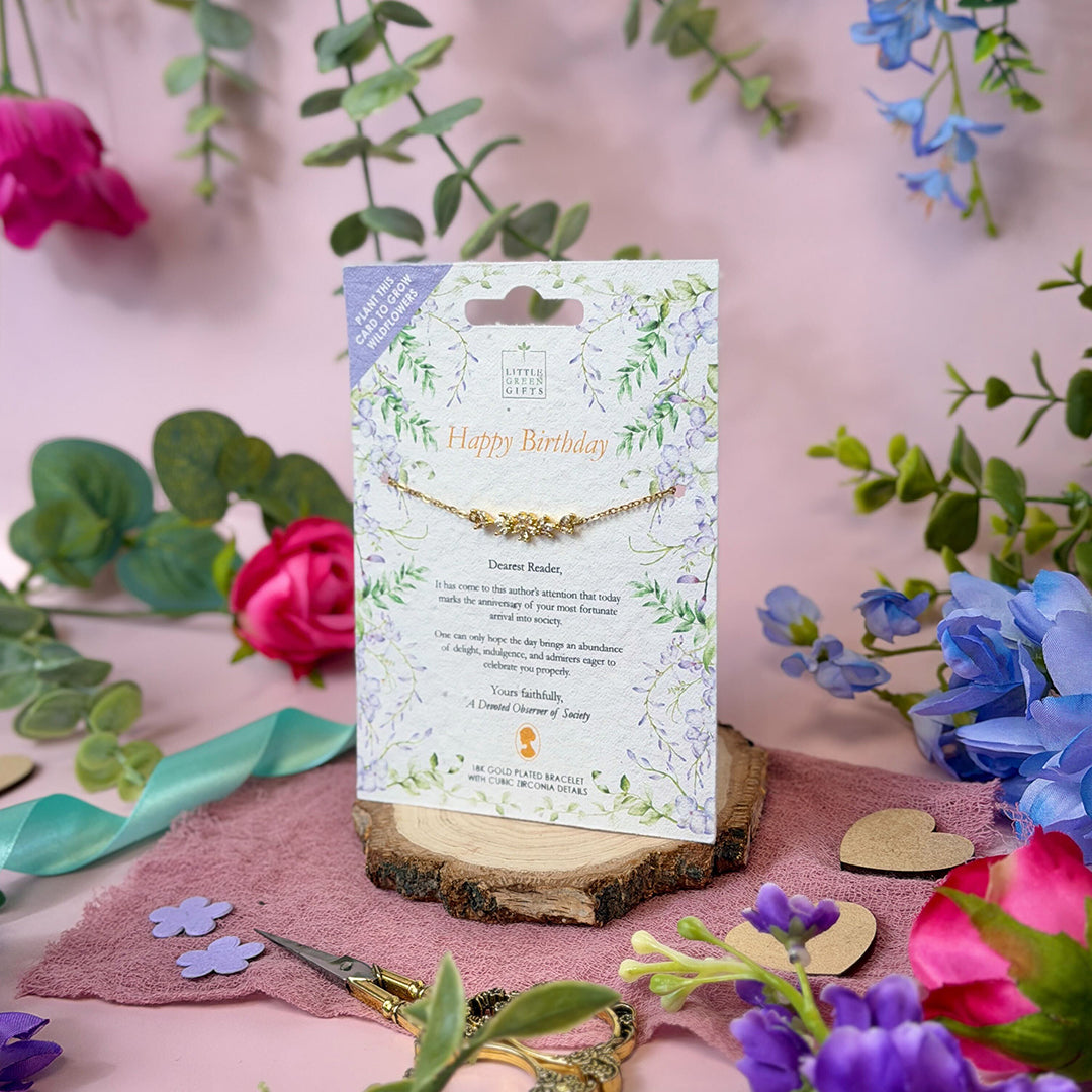 Beneath the Wisteria - Happy Birthday - Bracelet