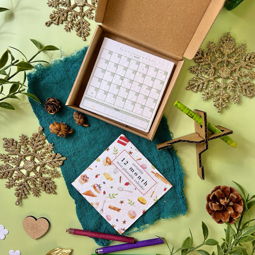Plantable Desktop Calendar - Baking Bliss