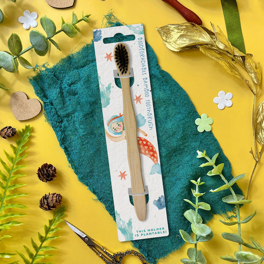 Bamboo Toothbrush - Mermaids