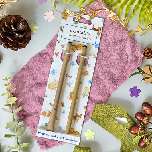 Pen & Pencil Set - Pet Pals