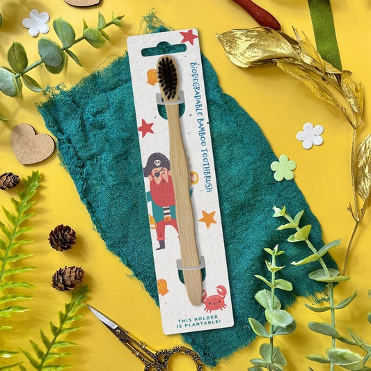 Bamboo Toothbrush - Pirates