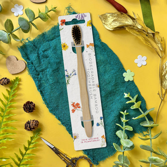 Bamboo Toothbrush - Wildflowers