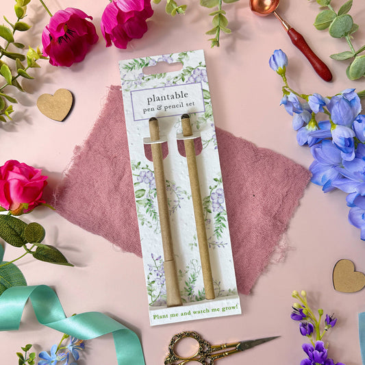 Pen & Pencil Set - Beneath the Wisteria