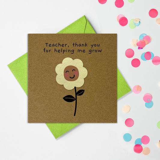 Plantable Shapes - Teacher - Sunflower