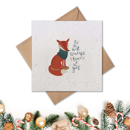 Christmas Card - Wonderful Fox