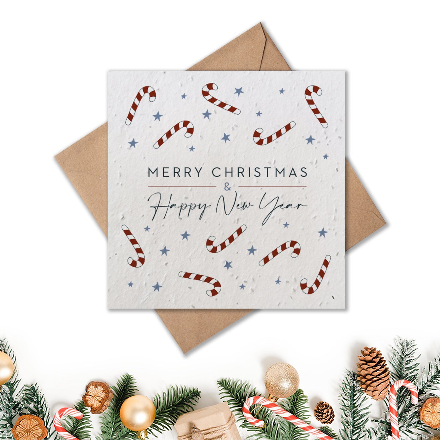 Christmas Card - Candycanes