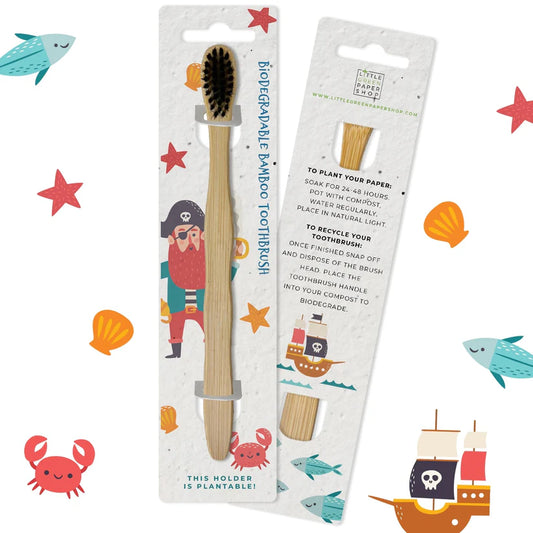 Bamboo Toothbrush - Pirates