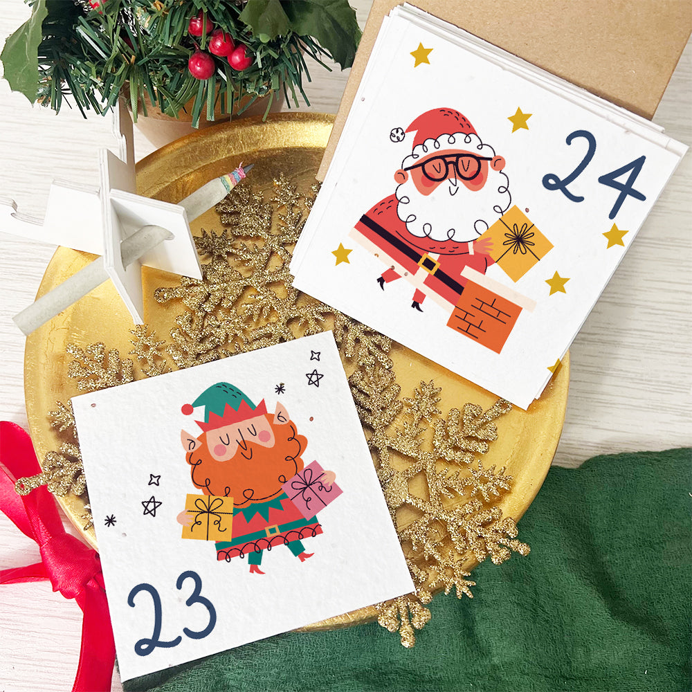 Mini Desktop Advent Calendar - Choice of Designs (TU-6)
