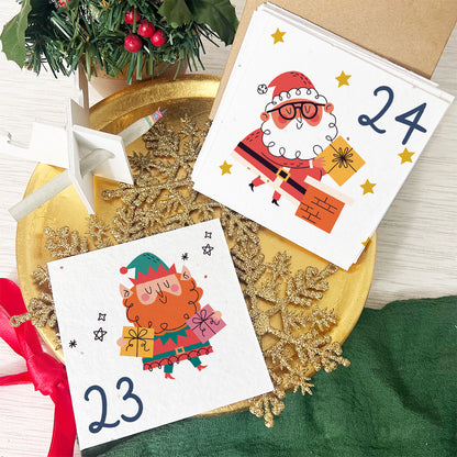 Mini Desktop Advent Calendar - Choice of Designs (TU-6)